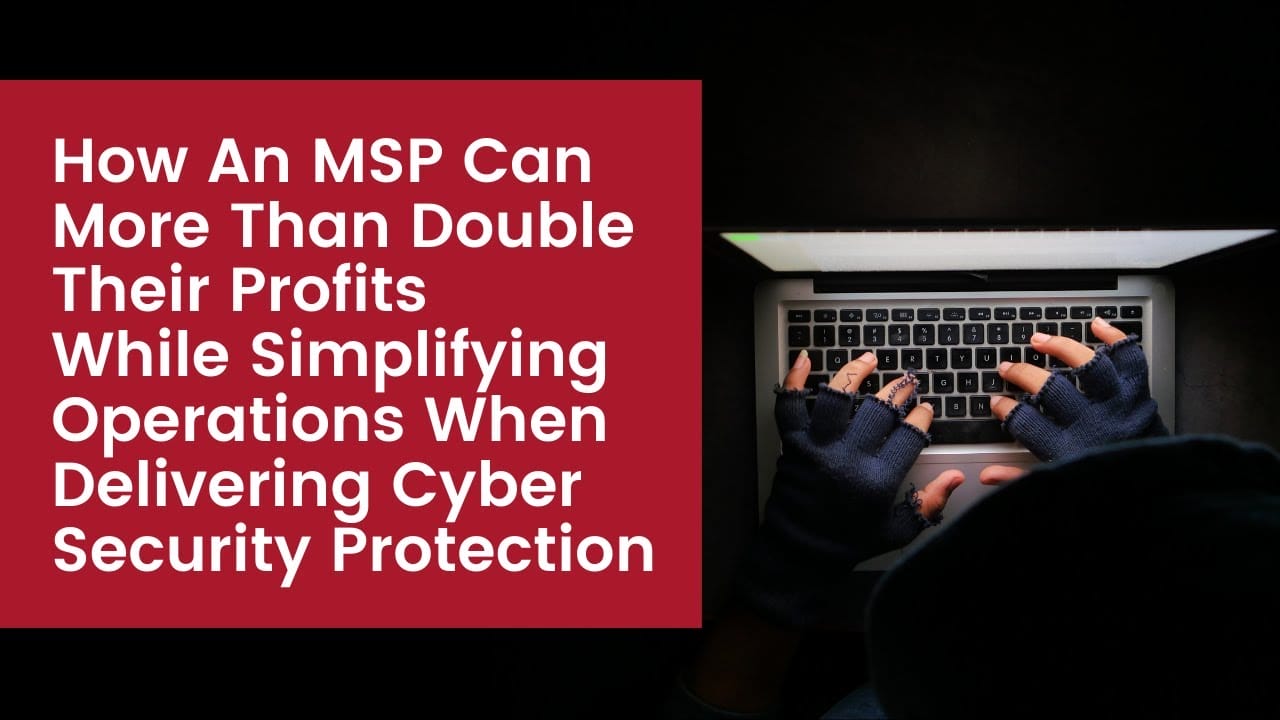 How An MSP Can Double Profits When Delivering Cyber Security Protection